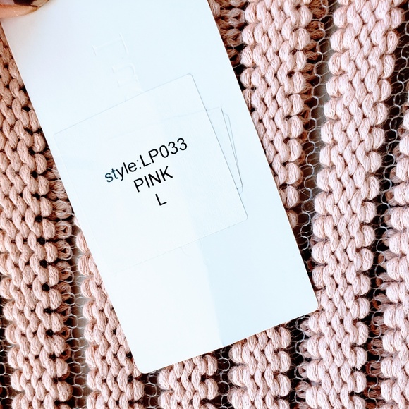 Lucy & Co Knit Top Spring Sweater - Blush Pink - Picture 7 of 8